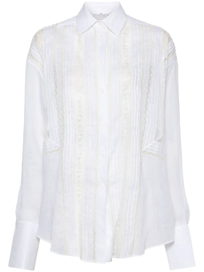 Floral-Lace Shirt
