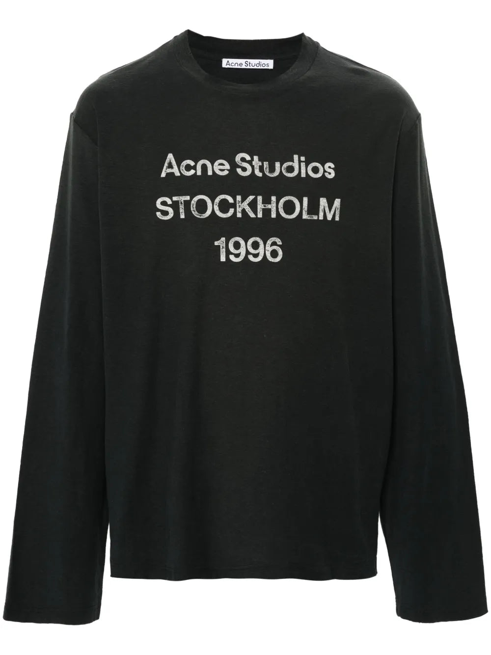 Logo-Print Distressed T-Shirt