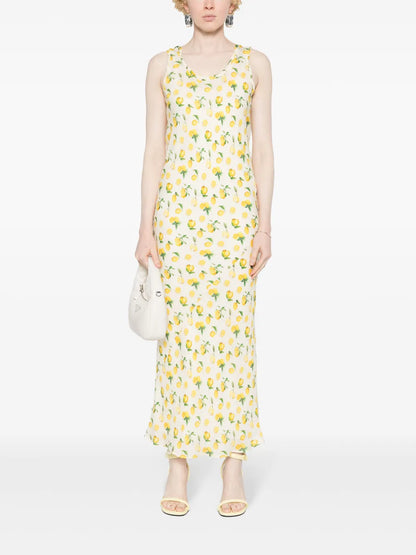 Tonale Lemon-Print Maxi Dress
