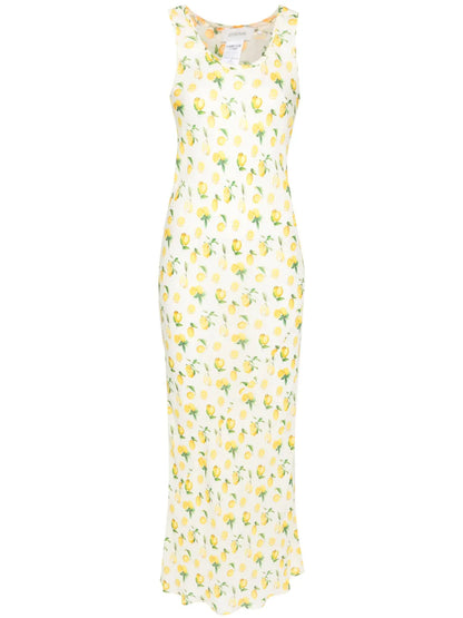 Tonale Lemon-Print Maxi Dress
