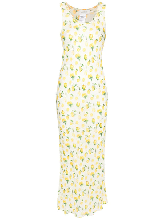 Tonale Lemon-Print Maxi Dress