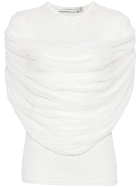 Sonora Draped-Panel T-Shirt
