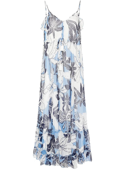 Floral-Print Maxi Dress
