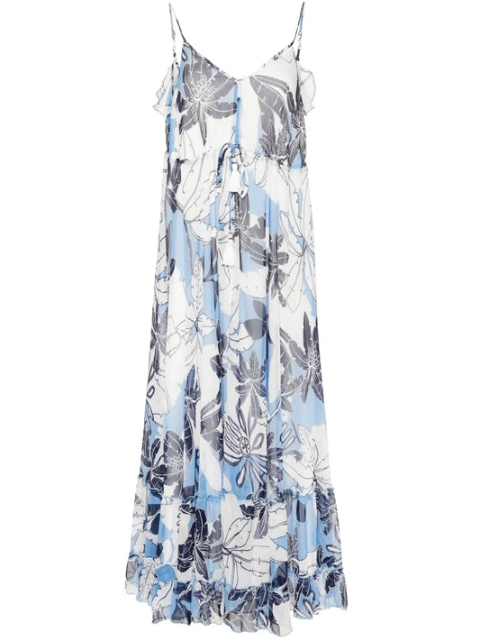 Floral-Print Maxi Dress