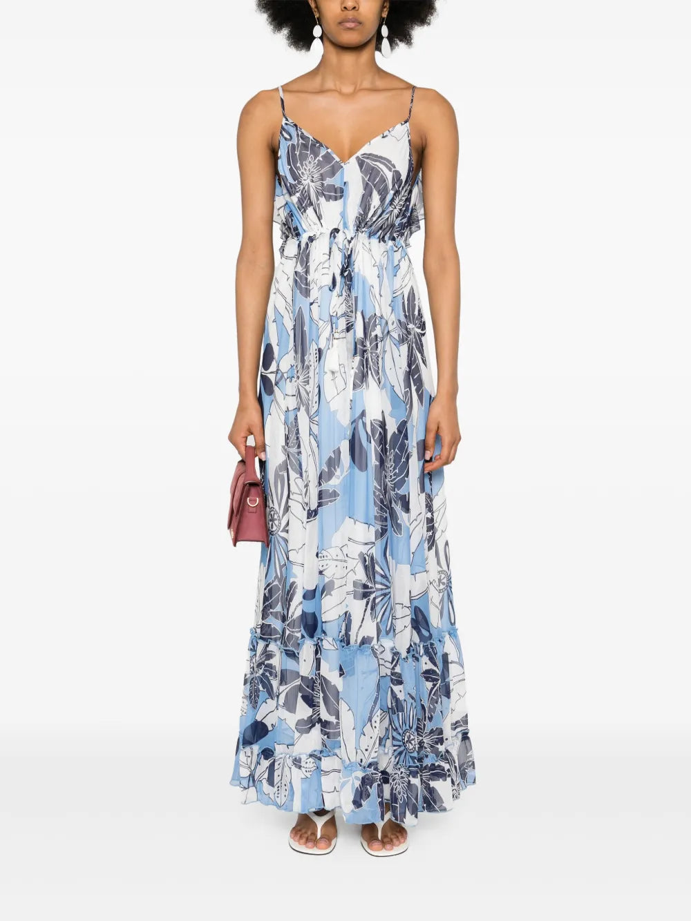 Floral-Print Maxi Dress