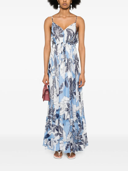 Floral-Print Maxi Dress
