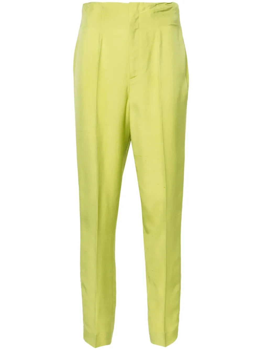 High-Waisted Slim-Fit Trousers