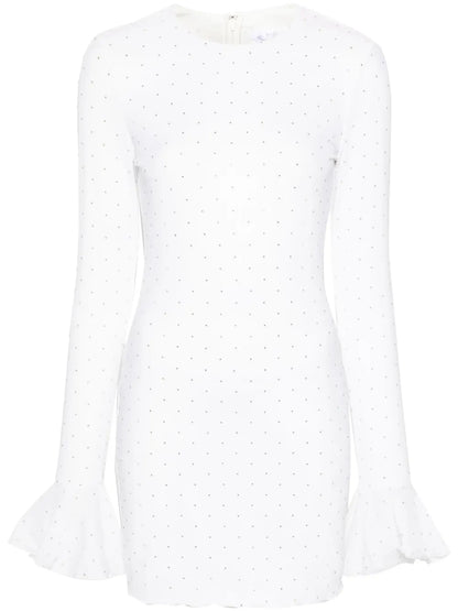 Crystal-Embellished Mini Dress