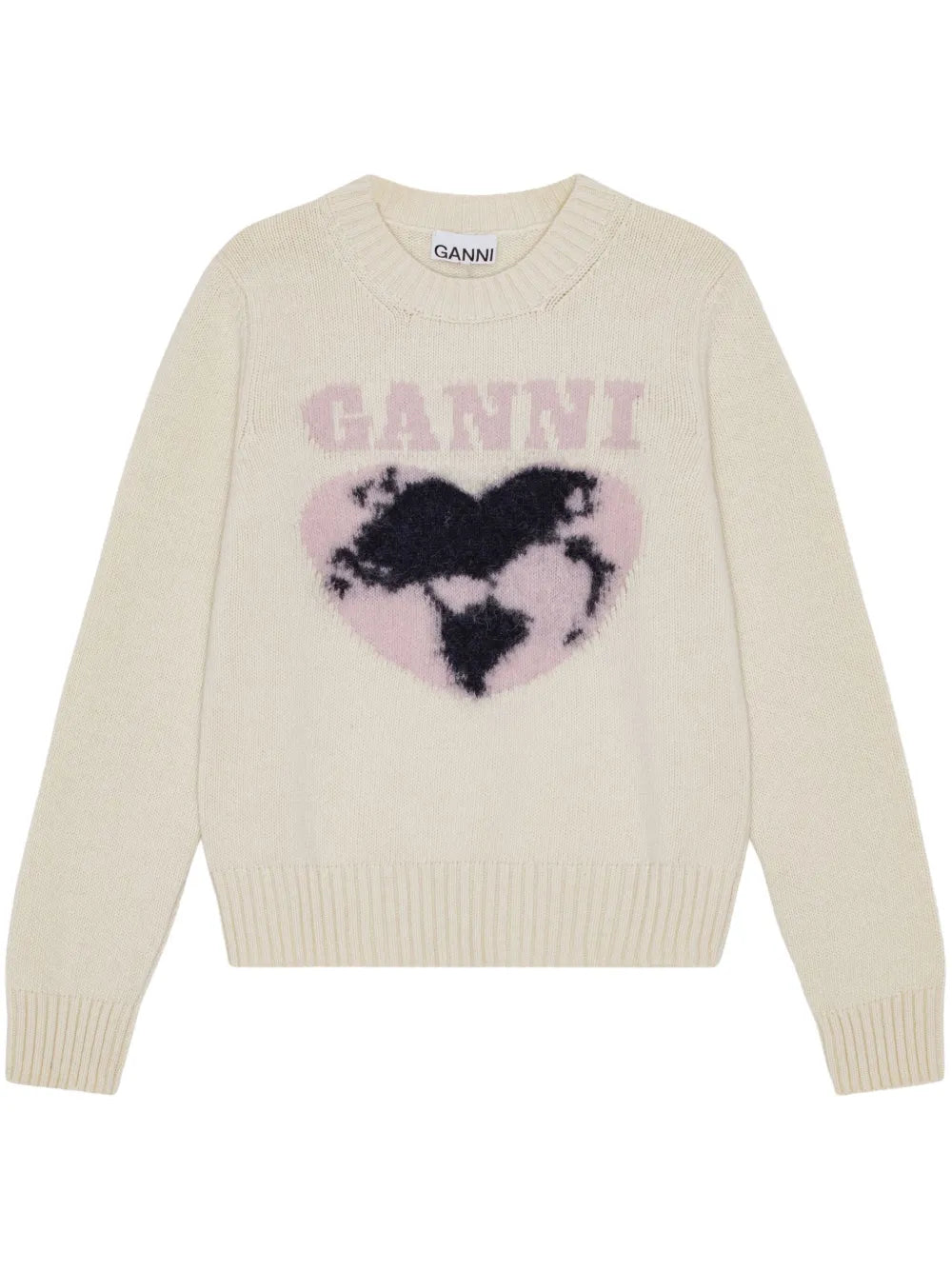 Heart-Intarsia Jumper