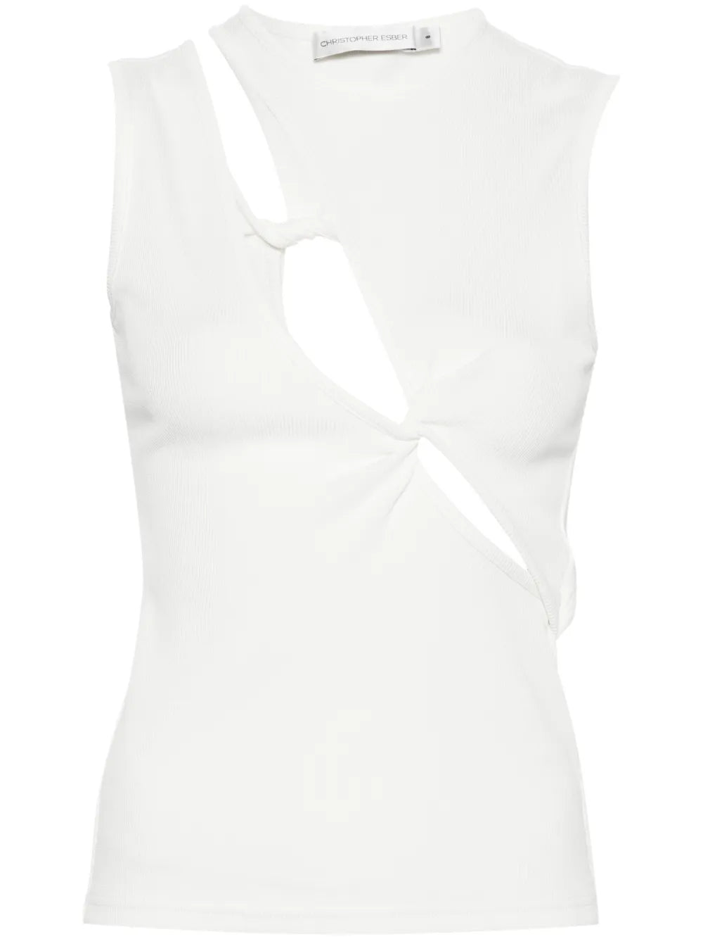 Oblix Twist Ribbed Tank Top