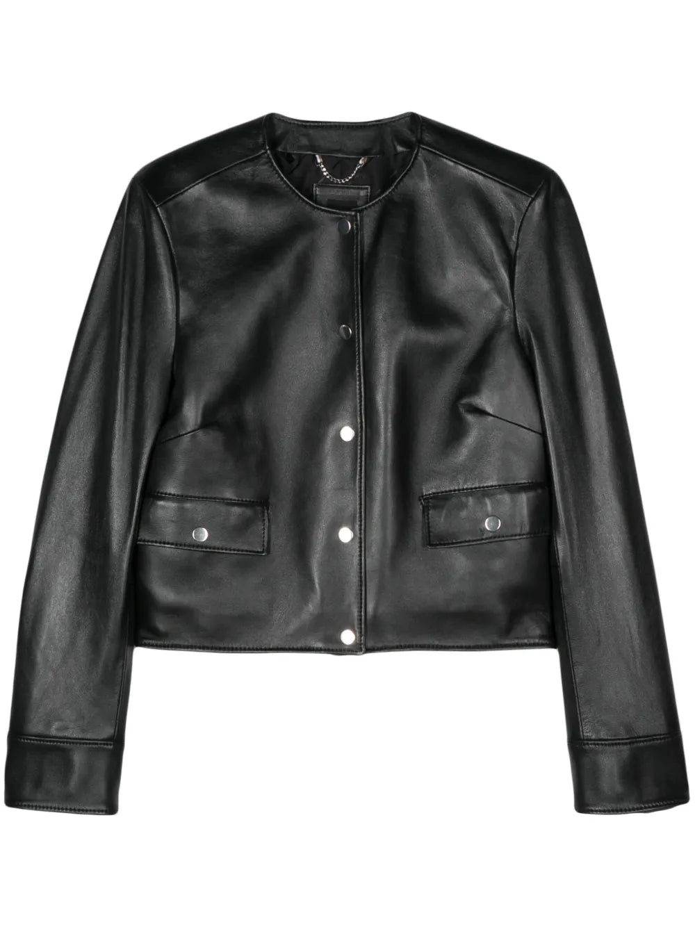 Leather Bomber Jacket