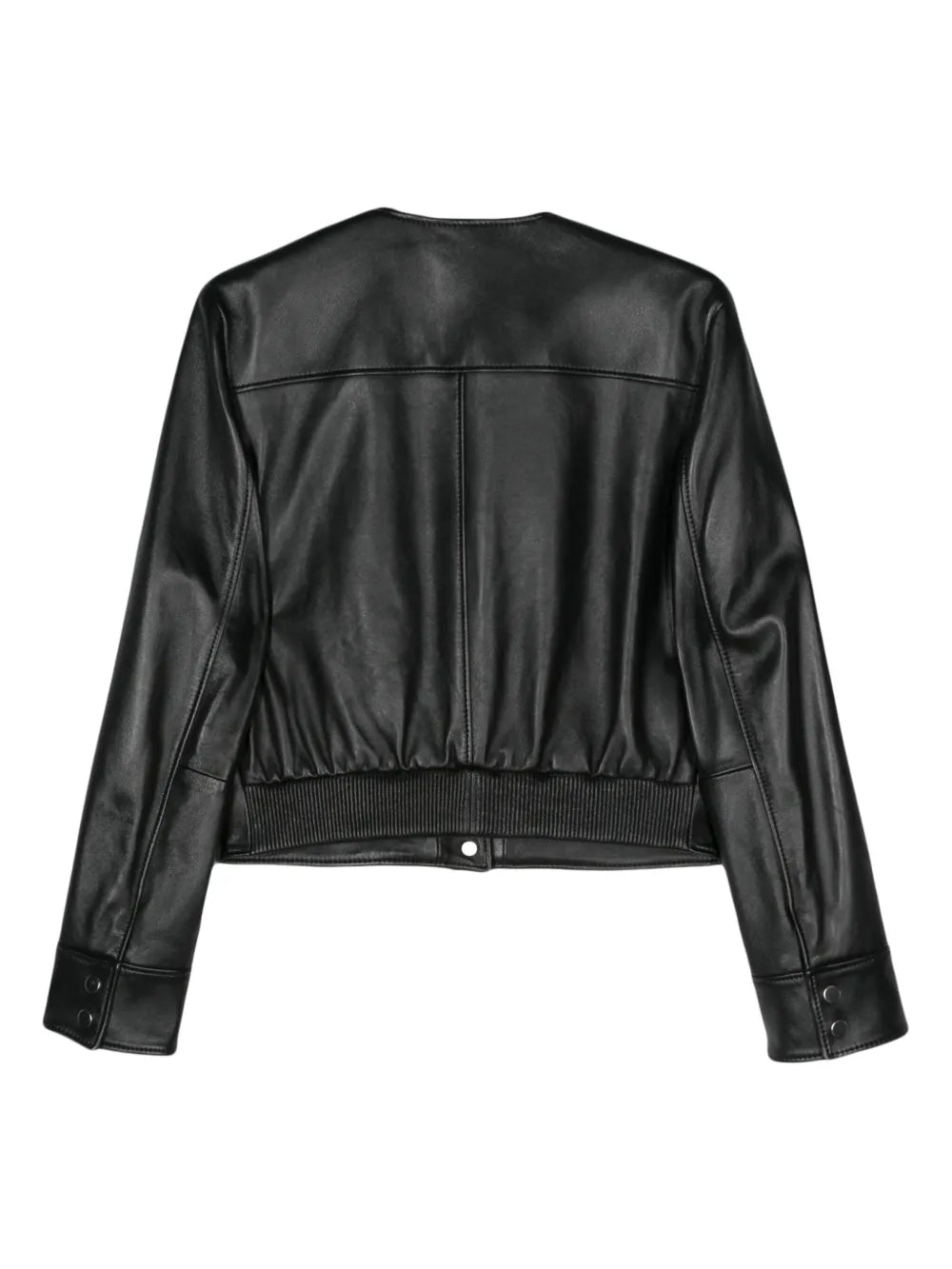 Leather Bomber Jacket