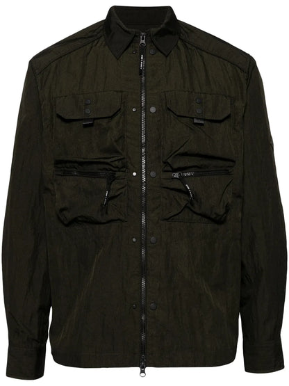 Crinkled Shirt Jacket