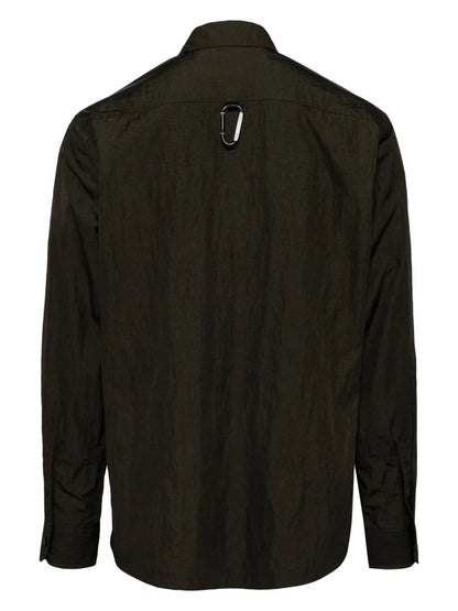 Crinkled Shirt Jacket
