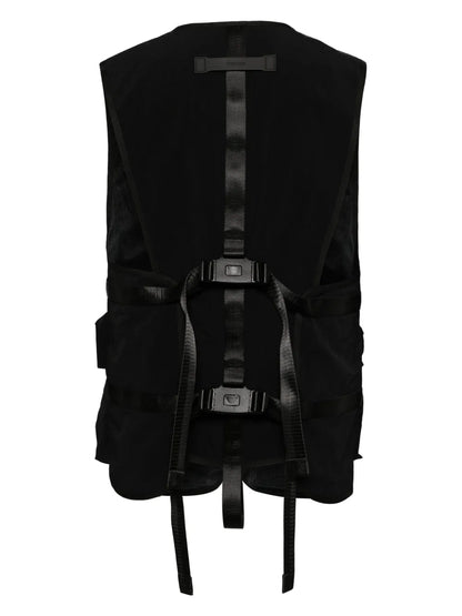 Logo-Appliquéd Ripstop Waistcoat