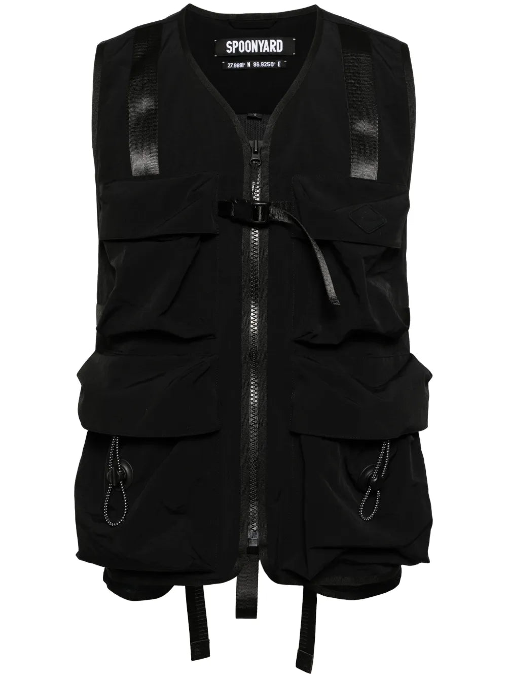 Logo-Appliquéd Ripstop Waistcoat