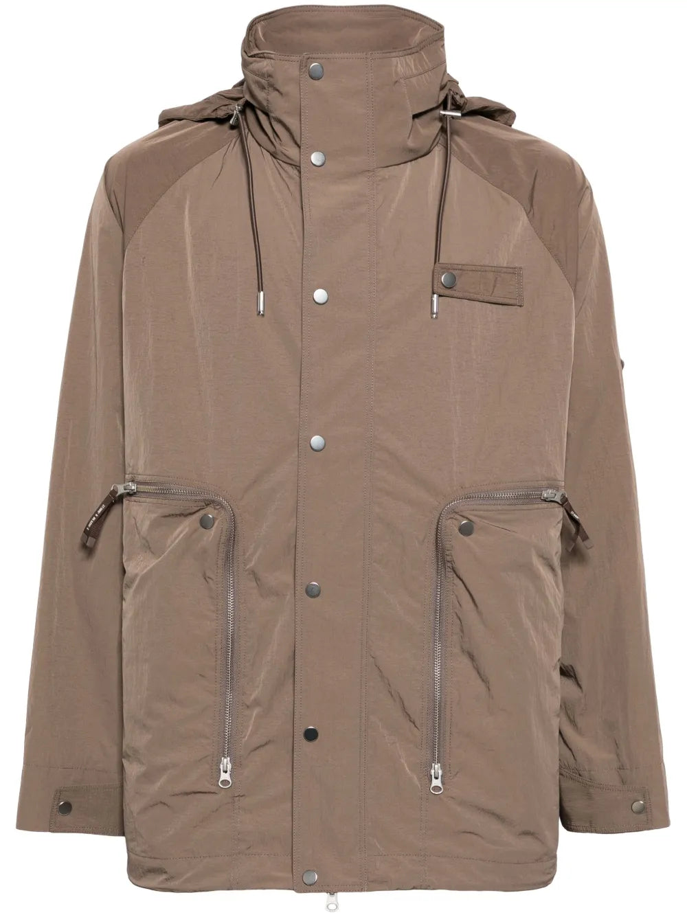 Hooded Long-Sleeve Jacket