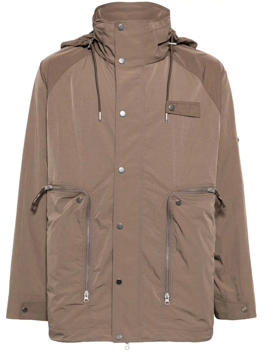 Hooded Long-Sleeve Jacket