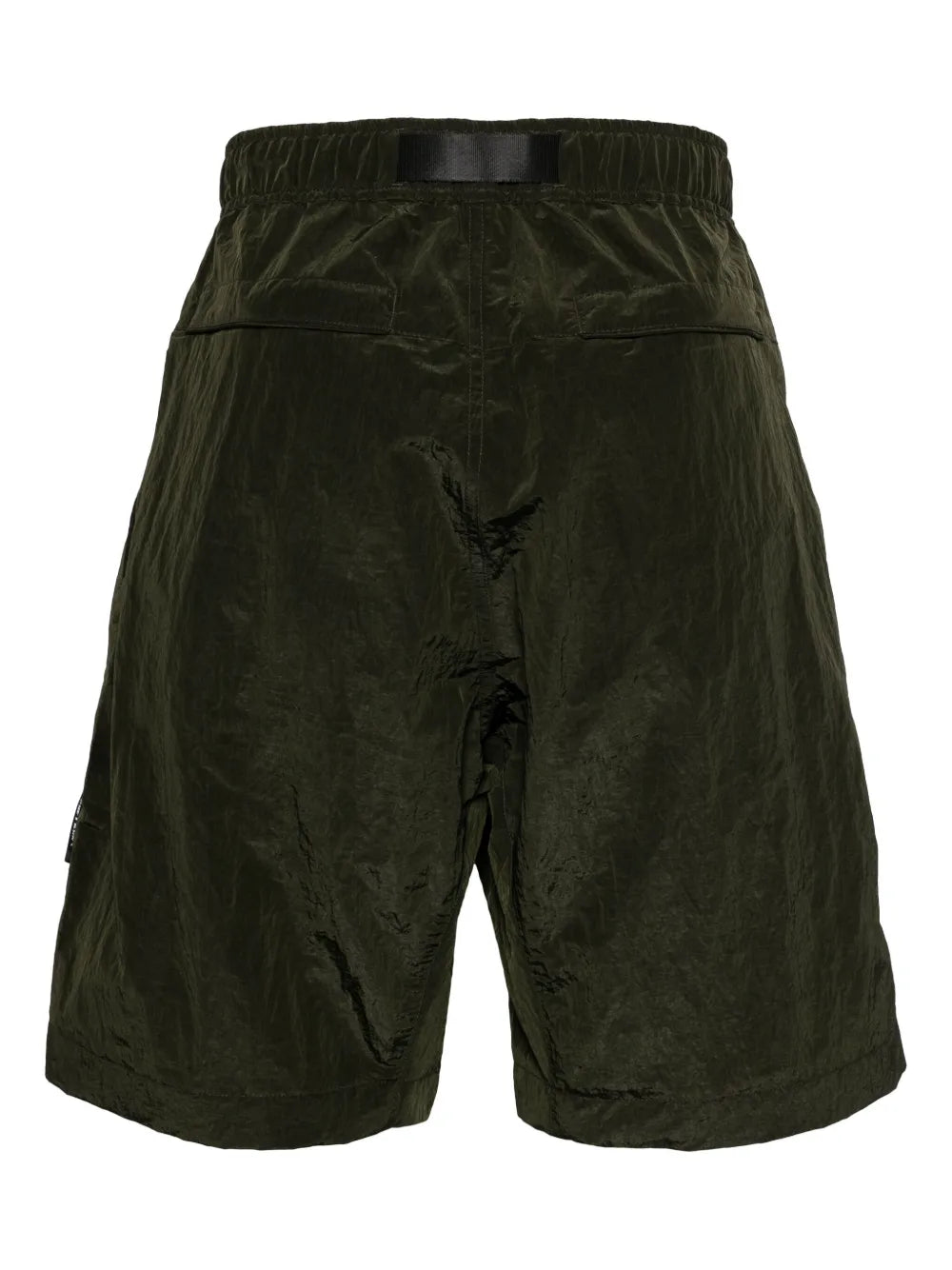 Crinkled Belted Shorts