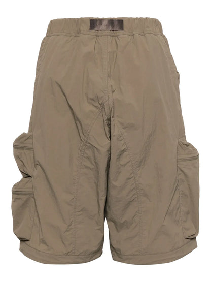 Belted Wide-Leg Shorts