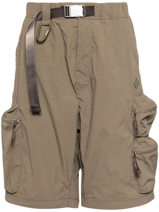 Belted Wide-Leg Shorts