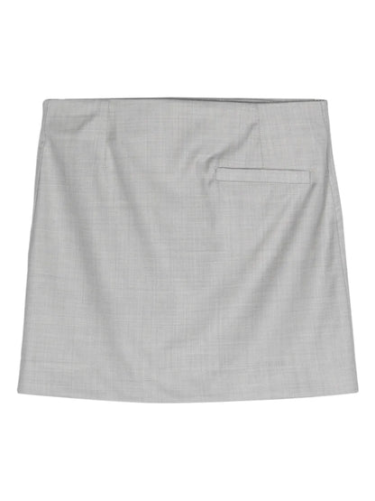 Mahaz Virgin Wool Mini Skirt