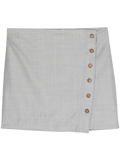 Mahaz Virgin Wool Mini Skirt