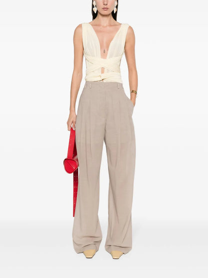 Pleat-Detailing Trousers