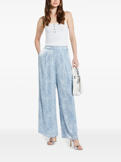 Petal Wide-Leg Trousers