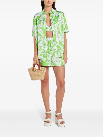 Palm Elasticated-Waist Shorts