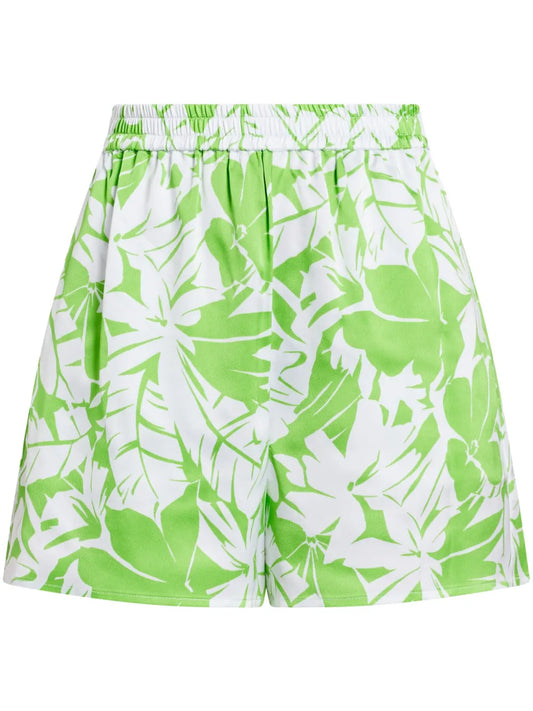 Palm Elasticated-Waist Shorts