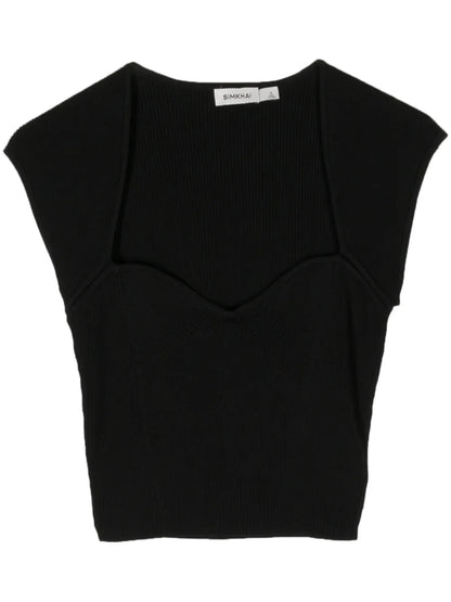 Abia Ribbed Crop Top