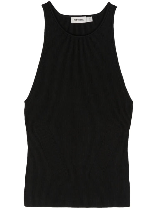 Reza Ribbed Tank Top