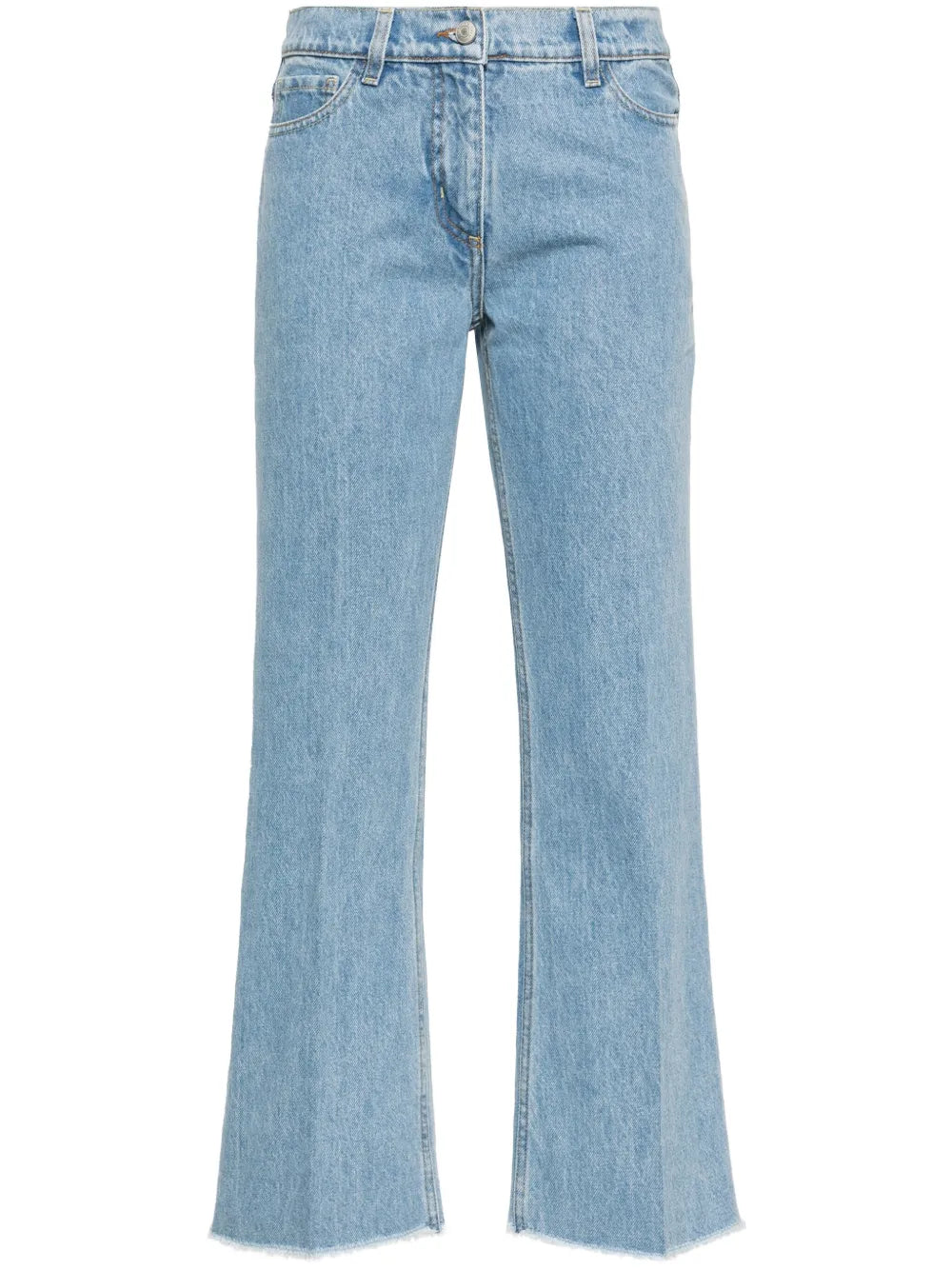 Mid-Rise Flared Jeans