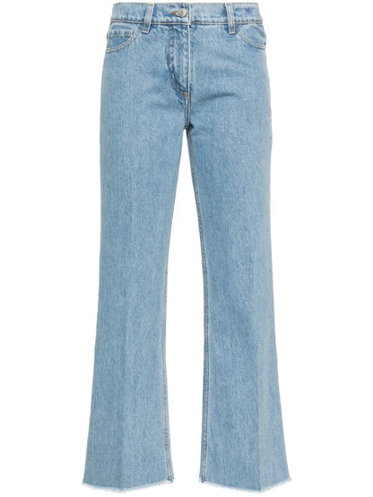 Mid-Rise Flared Jeans