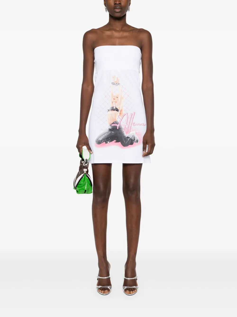 Allina-Print Mini Dress