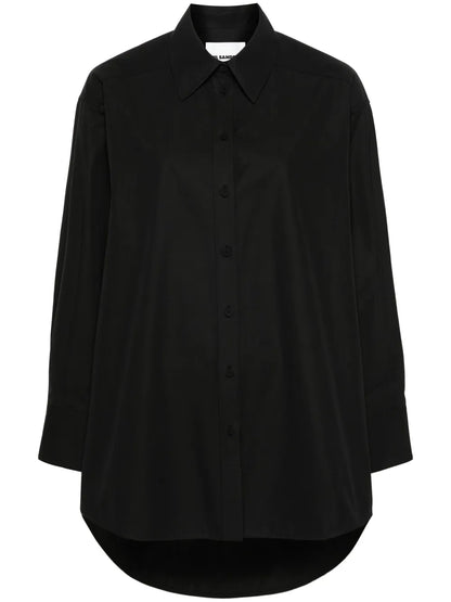 Cut-Out Cotton Shirt