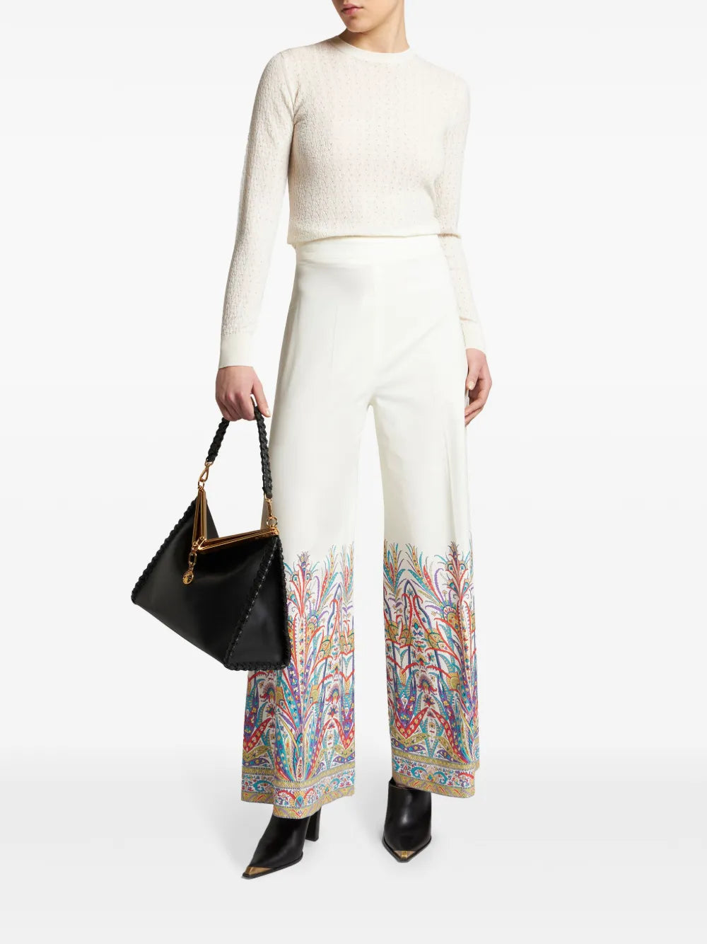 Cable-Knit Wool Jumper
