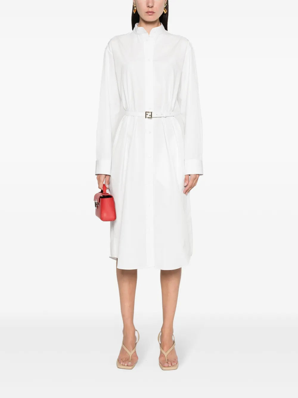 Belted Shirt Dress