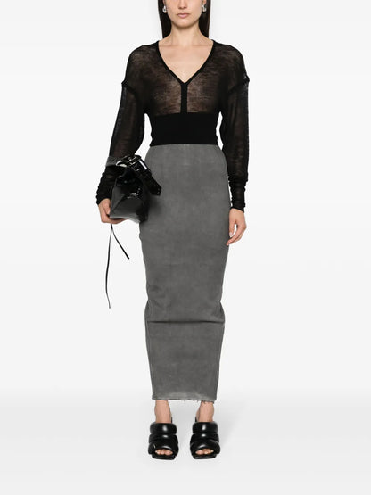 Dirt Pillar Maxi Pencil Skirt
