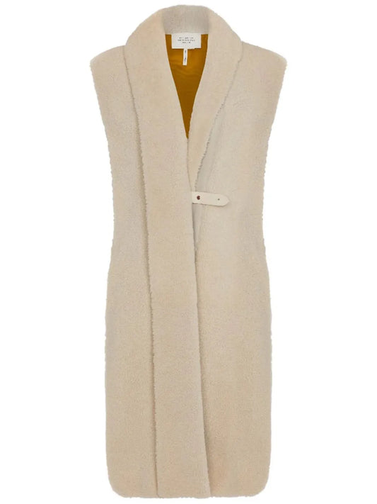 Shearling Long Gilet