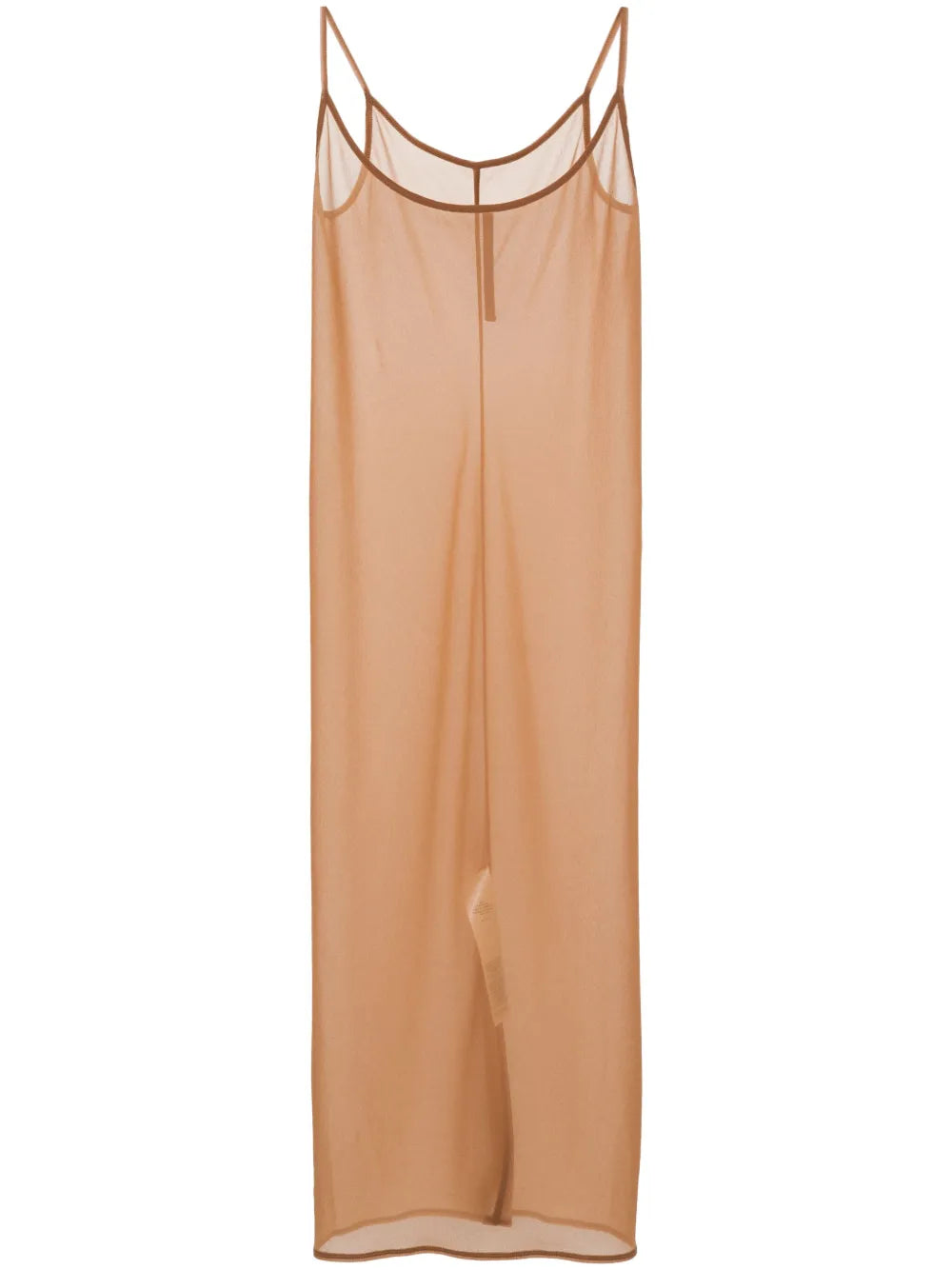 Semi-Sheer Midi Dress