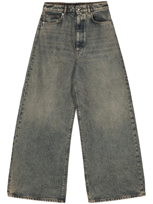 Angri Low-Rise Wide-Leg Trousers