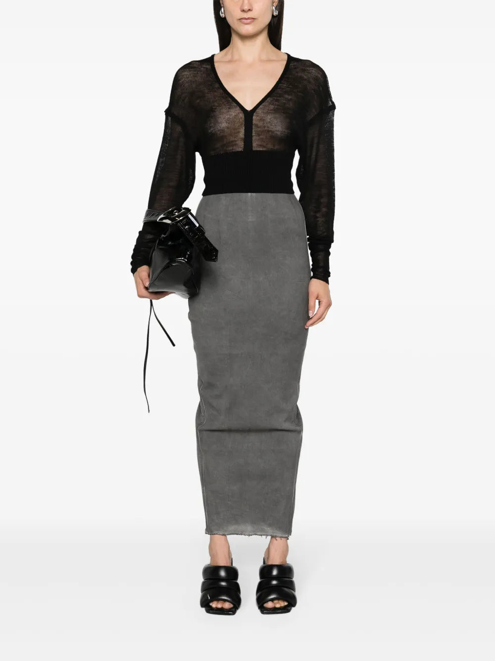 Virgin Wool Cropped Jumper