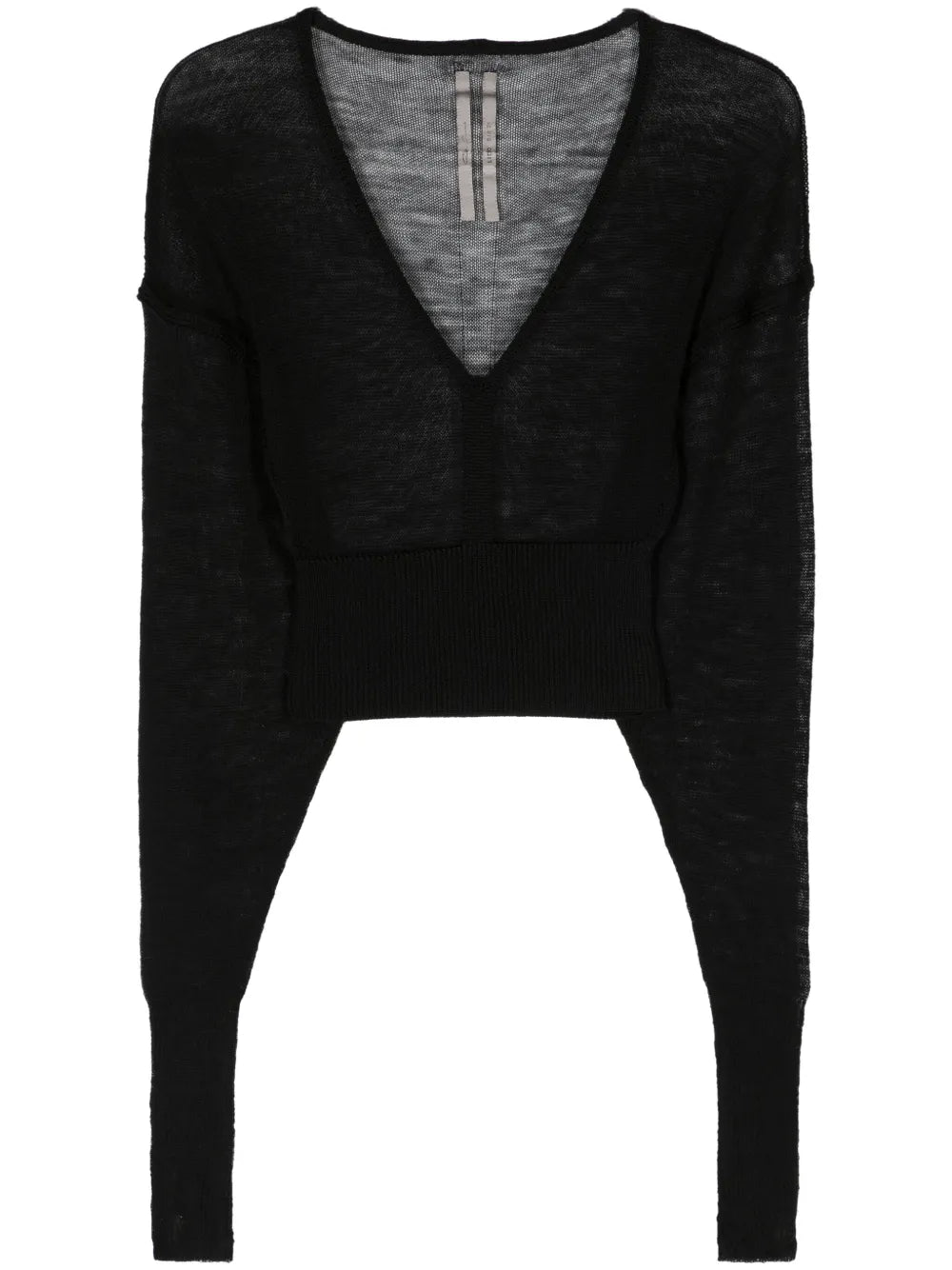 Virgin Wool Cropped Jumper