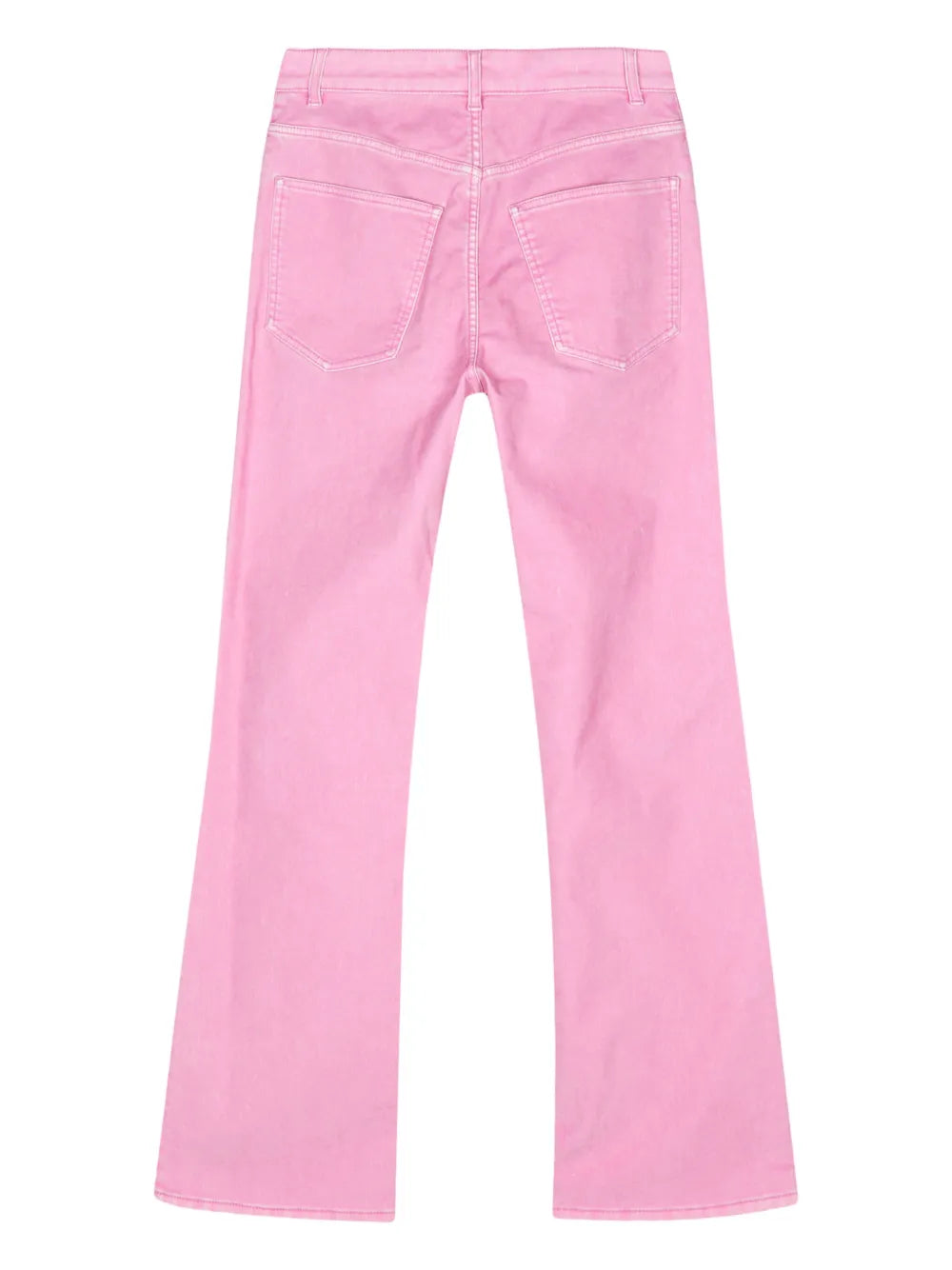 Mid-Rise Straight-Leg Trousers