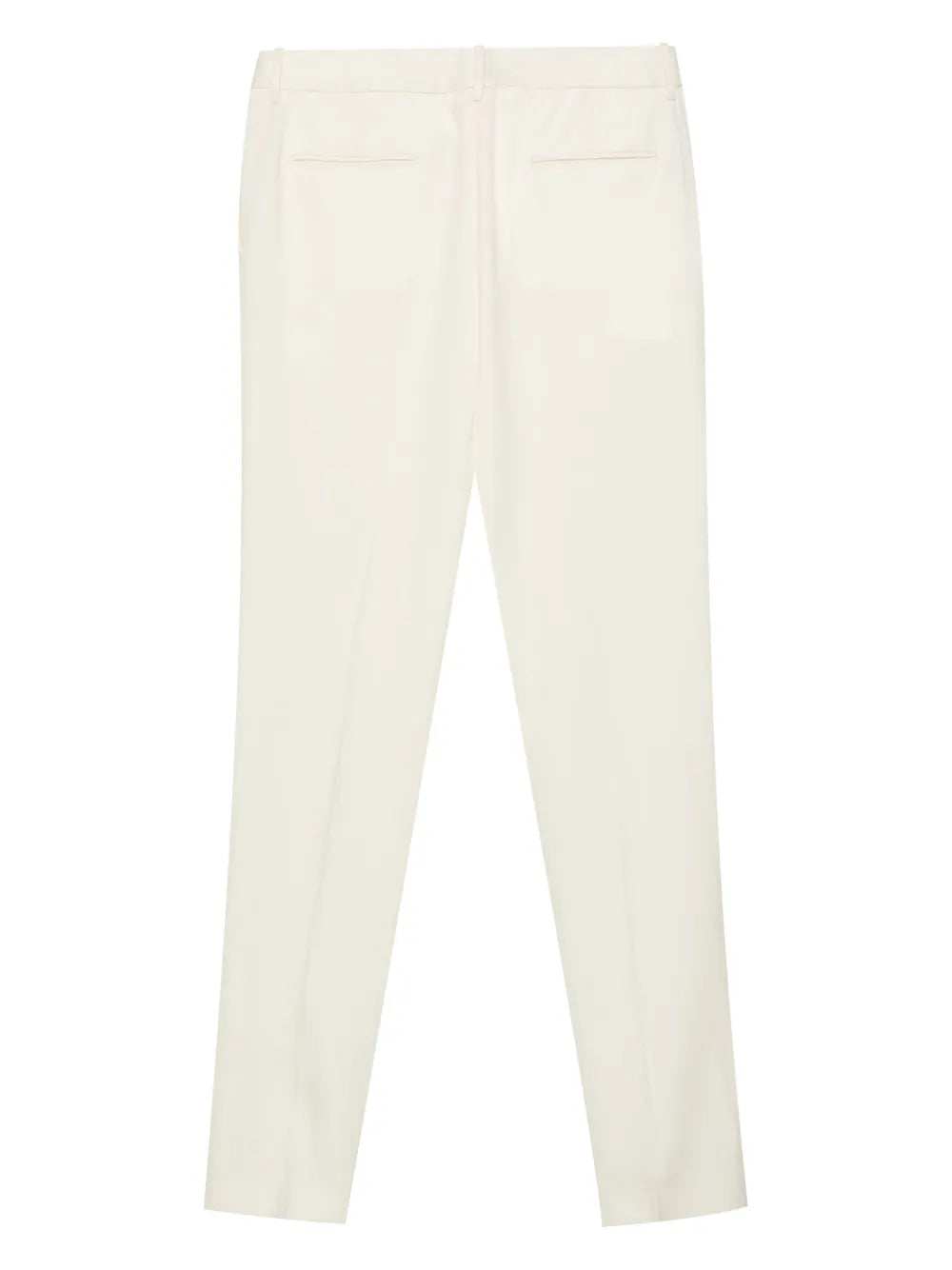 Pressed-Crease Straight-Leg Trousers