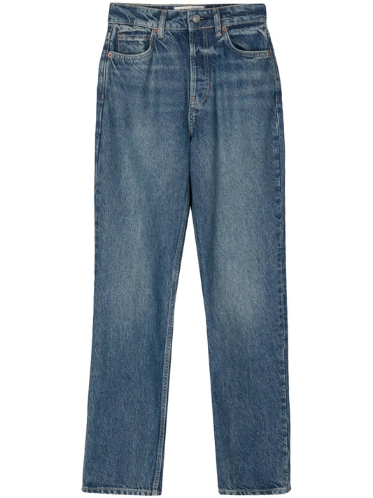 Cynthia High-Rise Straight-Leg Jeans