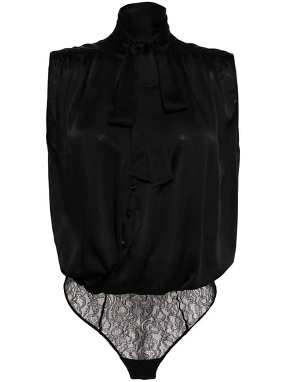 Crossover Silk Bodysuit