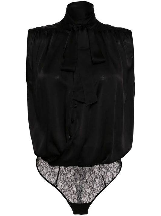 Crossover Silk Bodysuit